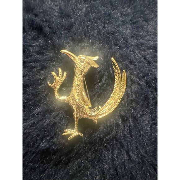 ROADRUNNER BIRD LAPEL PIN/BROOCH by GERRY'S-SIGNED - Picture 1 of 3